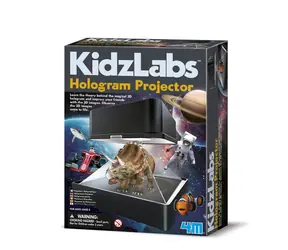 Projektor Hologramm 4M KidzLabs / zestaw obrazów 3D z projektorem / od 8 lat
