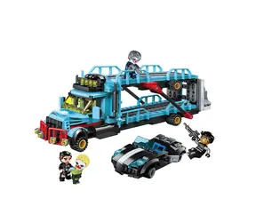 QMAN Police Battle Force 1929 Truck Heist / Zestaw do budowania / 441 elementów / od 6 lat