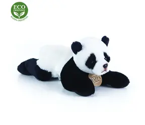 Rappa Pluszowa panda leżąca 18 cm / EKOLOGICZNA / od 0 miesiąca