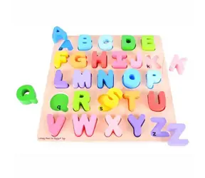 Bigjigs Baby Alfabet wielkimi literami / od 18 miesięcy