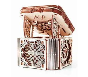 Wooden City skrzynia z puzzlami miejskimi 3D / 176 części / od 14 lat