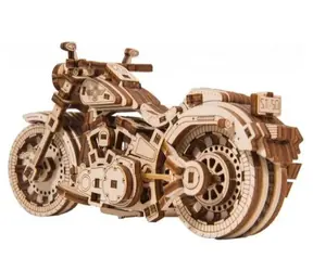 Wooden City Puzzle 3D motocykl Chopper / 22 części / od 14 lat
