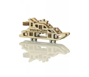 Drewniane puzzle 3D z Wooden City zawieszkami do statków / 28 części / od 14 lat