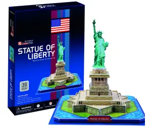 CubicFun Puzzle 3D Statua Wolności / 39 elementów / Poziom trudności: 4
