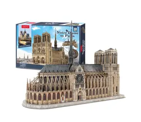 Puzzle 3D CubicFun Katedra Notre-Dame / 293 elementy / 58,6 x 22 x 44 cm
