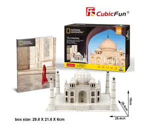Puzzle 3D CubicFun National geographic - Taj Mahal / 87 elementów / 28,4 x 28,4 x 18 cm