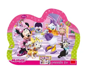 Dino MINNIE I ZWIERZĘTA - puzzle konturowe / 25 elementów / od 3 lat