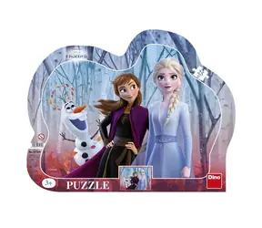 Dino FROZEN II - Puzzle konturowe / 25 elementów / od 3 lat