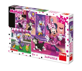 Dzień Dino z Minnie / 3x 55 elementów / od 5 lat