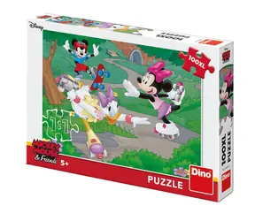 Dino Minnie uprawia sport / 100 elementów / XL / od 5 lat