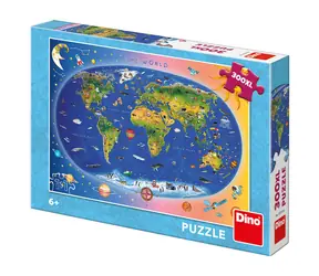 Dino Mapa dziecięca / 300 elementów / XL / od 6 lat