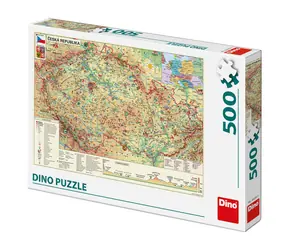 Dino Mapa Czechy / 500 sztuk / od 10 lat