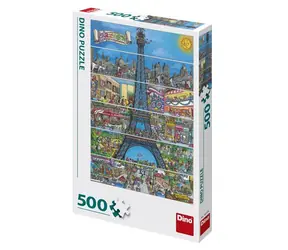 Dino Wieża Eiffla kreskówka / 500 elementów / od 10 lat