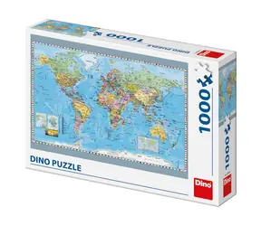 Mapa świata politycznego Dino / 1000 sztuk / od 15 lat