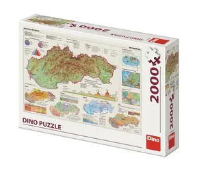 Dino Mapa Słowacji / 2000 elementów / od 15 lat