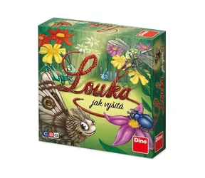 Łąka Dino jak haftowana / Długość gry: 20 min. / Liczba graczy: 2-4 / od 6 lat