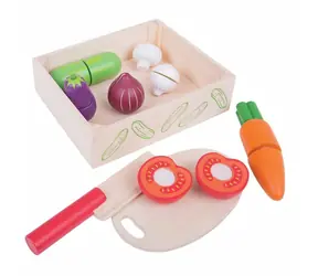 Bigjigs Toys Krajalnica do warzyw w pudełku / od 18 miesięcy