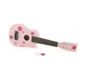 Gitara Vilac Pink w kwiaty / od 3 lat