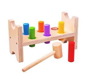 Bigjigs Baby Drewniany młotek / od 12 miesięcy