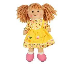 Bigjigs Toys Lalka materiałowa Daisy 28 cm / od 0 miesięcy