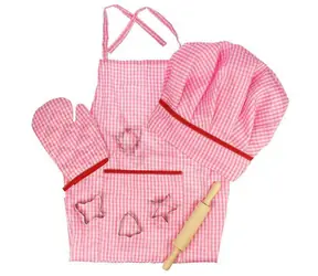 Bigjigs Toys Różowy zestaw szefa kuchni / od 3 lat