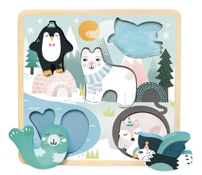 Puzzle sensoryczne Vilac Ice / od 18 miesiąca