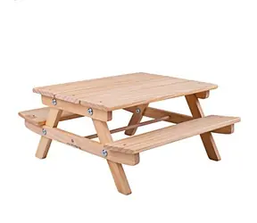 Bigjigs Toys Drewniana ławka piknikowa dla lalek / od 3 lat