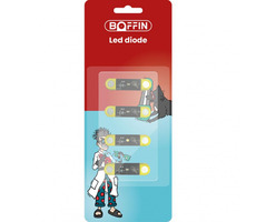Boffin Magnetic - diody LED / zestaw rozszerzeń / 12 diod LED / 4 kolory