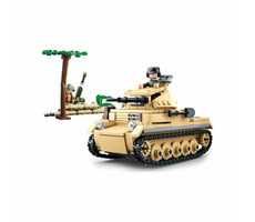 Sluban WWII M38-B0691 Niemiecki czołg Panzer II / Lego - kompatybilne / Liczba figurek|elementów: 2|356 / od 8 lat