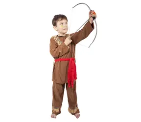 Strój indyjski z szalikiem Rappa dziecięcy z szalikiem (M) / 6-8 lat (116-128 cm)