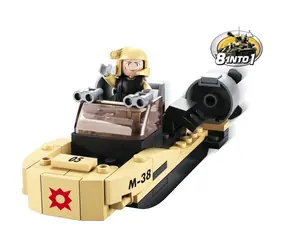Sluban Army 8into1 M38-B0587H Assault Boat / Lego - kompatybilne / Liczba figurek|elementów: 1|73 / od 6 lat