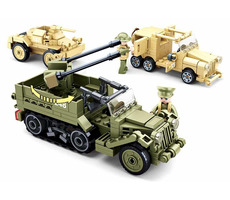 Sluban Army M38-B0812 Pojazdy wojskowe / Lego - kompatybilne / Liczba figurek|sztuk: 5|551 / od 6 lat