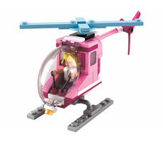 Sluban Girls Dream Holidays M38-B0600D Helikopter plażowy / Lego - kompatybilne / Liczba figurek|elementów: 1|78 / od 6 lat