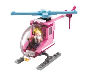 Sluban Girls Dream Holidays M38-B0600D Helikopter plażowy / Lego - kompatybilne / Liczba figurek|elementów: 1|78 / od 6 lat