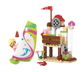 Sluban Girls Dream Holidays M38-B0601 Surfer / Lego - kompatybilny / Liczba figurek|sztuk: 1|79 / od 6 lat