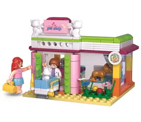 Sluban Girls Dream Holidays M38-B0602 Klinika weterynaryjna / Lego - kompatybilne / Liczba figurek|elementów: 2|195 / od 6 lat