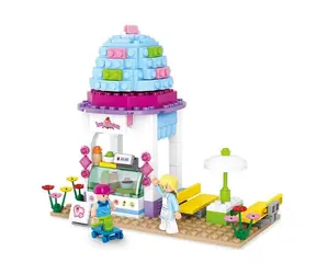 Sluban Girls Dream Town M38-B0525 Lodziarnia / Lego - kompatybilne / Liczba figurek|elementów: 2|205 / od 6 lat