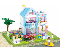 Sluban Girls Dream Town M38-B0535 Dom rodzinny / Lego - kompatybilne / Liczba figurek|elementów: 5|539 / od 6 lat