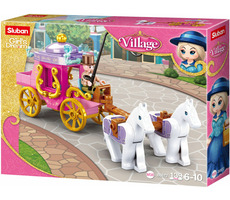 Sluban Girls Dream Village M38-B0872 Powóz z epoki z hobby / Lego - kompatybilne / Liczba figurek|części: 1|139 / od 6 le