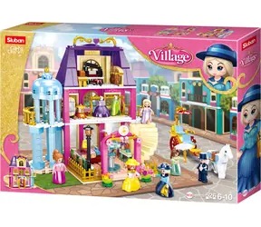 Sluban Girls Dream Village M38-B0876 Historyczny dom towarowy / Kompatybilny z Lego / Liczba figurek|sztuk: 6|526 / od 6 lat