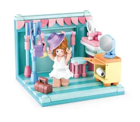 Sluban Handcraft M38-B0757E Przebieralnia / Lego - kompatybilne / Liczba figurek|elementów: 1|111 / od 6 lat
