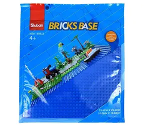 Klocki Sluban Base M38-B0833E Płytka bazowa 32x32 niebieska / Lego - kompatybilne / od 6 lat