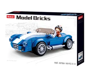 Sluban Models M38-B0706A Sportowy kabriolet / Kompatybilny z Lego / Liczba figurek|części: 1|169 / od 6 lat