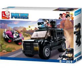 Sluban Police M38-B0653 SWAT Armed Vehicle / Lego - kompatybilne / Liczba figurek|elementów: 3|290 / od 6 lat