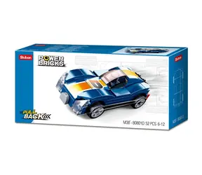 Sluban Power Bricks M38-B0801D Rozciągliwy samochód sportowy / Kompatybilny z Lego / Liczba figurek|części: 0|52 / od 6 lat