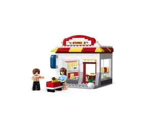 Sklep Sluban Town Business Street M38-B0571 / Lego - kompatybilne / Liczba figurek: 2|186 / od 6 lat