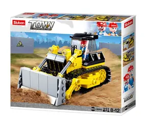 Sluban Town Builders M38-B0802 Buldożer / Lego - kompatybilne / Liczba figurek|elementów: 1|231 / od 8 lat