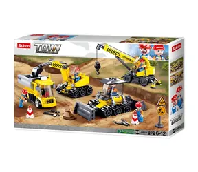 Sluban Town Builders M38-B0810 Plac budowy / Lego - kompatybilne / Liczba figurek|części: 5|465 / od 6 lat