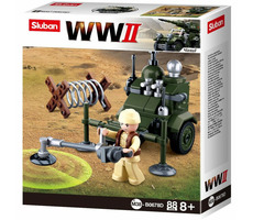 Sluban WWII M38-B0678D 4into1 Wykrywacz min / Kompatybilny z Lego / Liczba figurek|części: 1|88 / od 8 lat