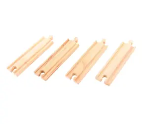 Bigjigs Rail Średnie proste tory 16cm 4szt / od 3 lat